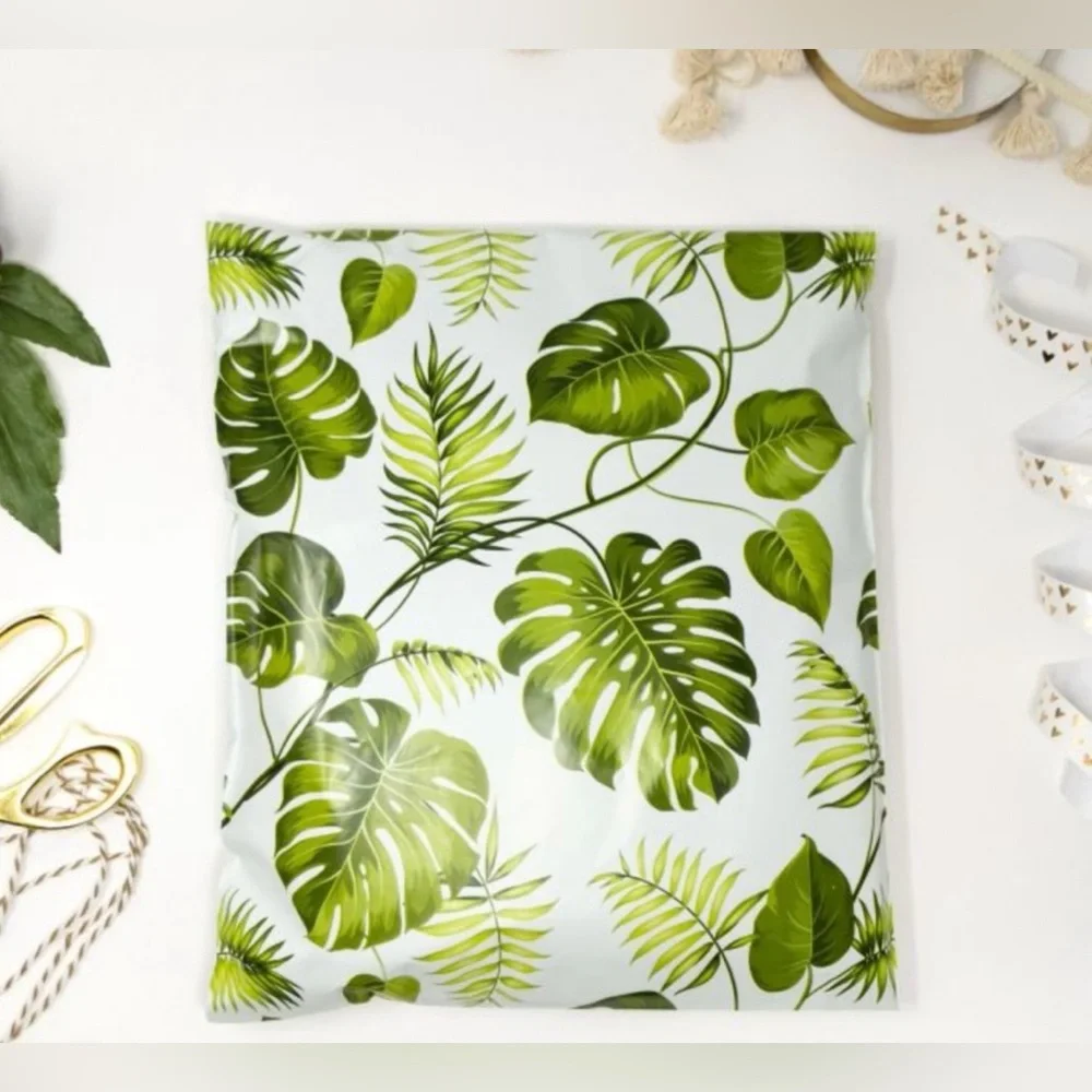 Banana Leaves Polymailers - set of 20